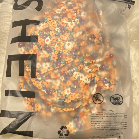 Mod Floral Drawstring Front Dress - Picture 6 of 6